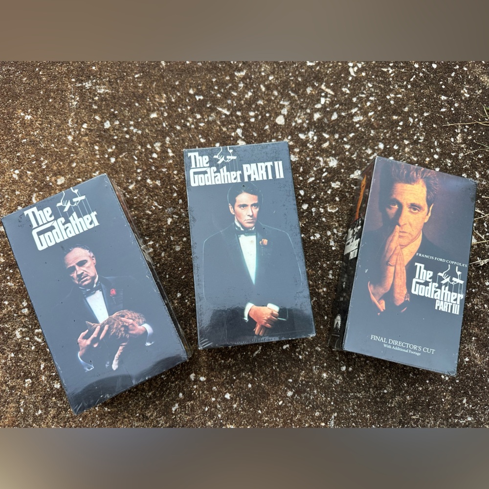 The Godfather Trilogy VHS BRAND NEW, Factory Sealed!